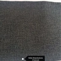 Branxton Charcoal, Designer roller blind fabric, light control not listed