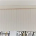 PVC White, PVC White vertical blind fabric, light control not listed