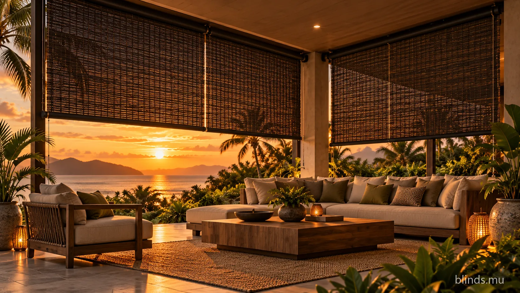 Outdoor blinds