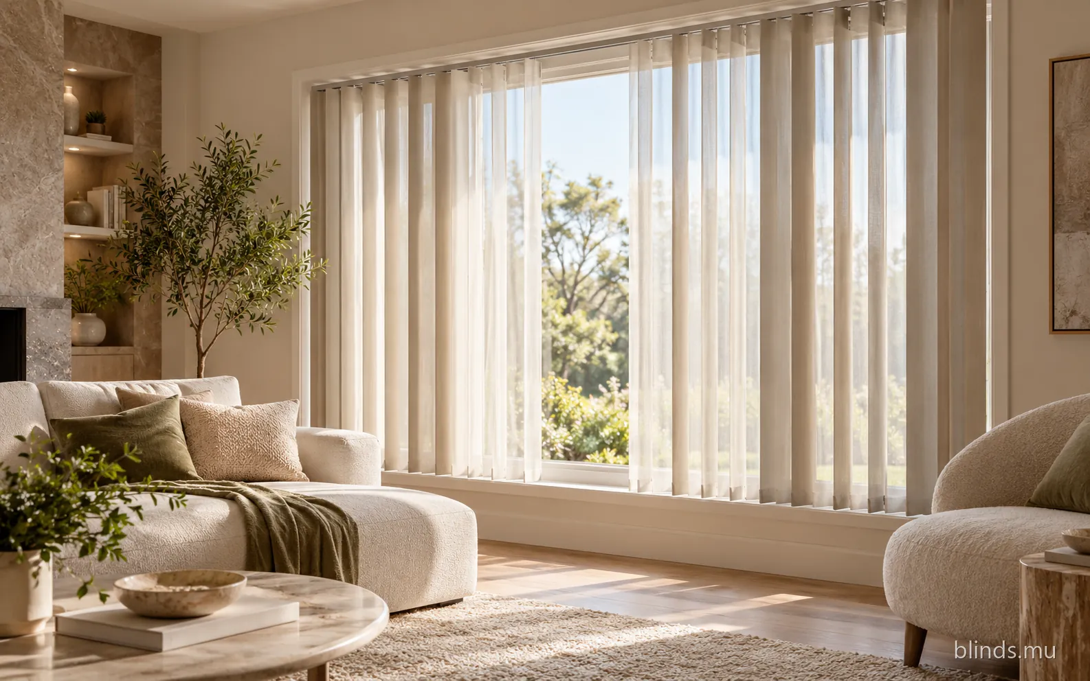 Dining room · Luminous blinds